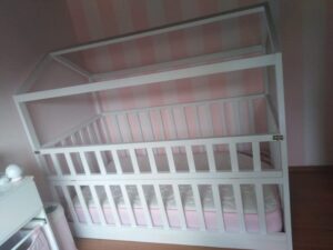 Cama cuna little house natural - Imagen 2