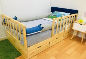 Cama Nicolás con 3 cajones inferiores
