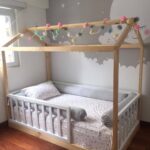 Cama Little house con Barandas Blancas