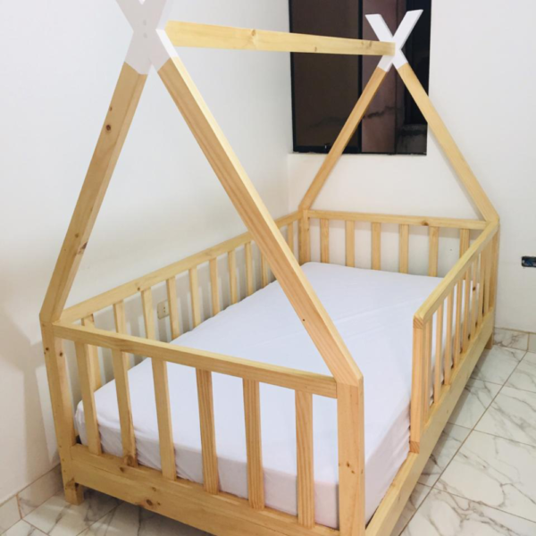 Cama Tipi en acabado natural - Imagen 3