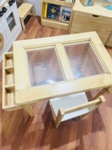 Mesa sensorial / actividades + Silla moon - Imagen 4