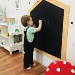 Pizarra casita para tiza