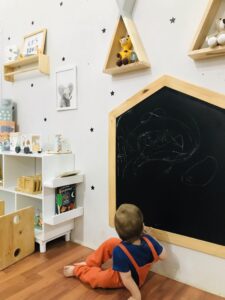Pizarra casita para tiza - Imagen 3