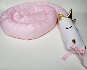 Baby Crib Bumper - Unicornio Rosa - Imagen 3