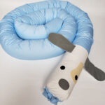 Baby Crib Bumper - Perro Celeste - Imagen 3
