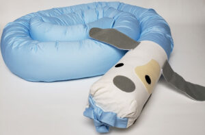 Baby Crib Bumper - Perro Celeste - Imagen 2
