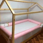 Baby Crib Bumper - Unicornio Rosa - Imagen 2
