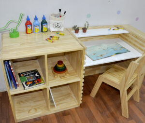 Escritorio little star regulable - 4 cubos - Imagen 2