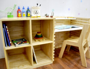 Escritorio little star regulable - 4 cubos - Imagen 3
