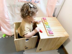 Silla Cubo Multifuncional Mesa/Escalera/Silla - Imagen 3