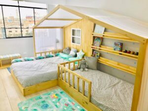 Cama little wood twin