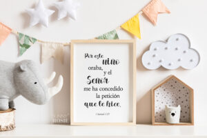 Cuadro Por este niño oraba V1 - Imagen 2