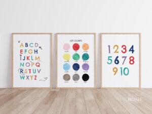 Trío alfabeto, colores y números - Imagen 2