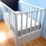 Cama cuna Nicolás blanca con cajones