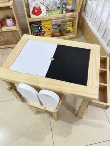 Mesa Sensorial Evolutiva + silla rabbit